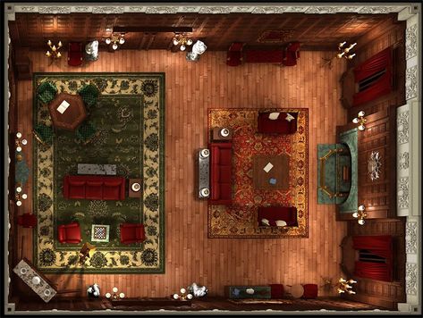 Dnd Gambling Den, Bedroom Map Dnd, Dnd Noble House Map, Dnd Meeting Room Map, Dnd Interior Map, Dnd Room Map, Dnd Office Map, Office Battlemap, Dnd Office