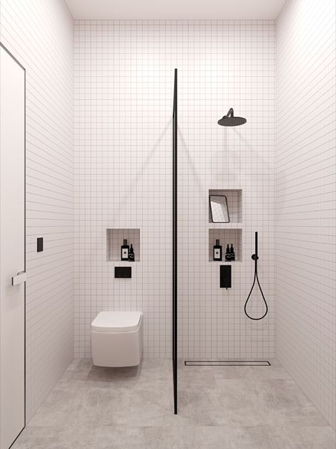 Individual interior design all over the world. Let your space be unique. Small Space Bathroom Design, Small Toilet Design, Fluted Panel, Simple Bathroom Renovation, Bathroom Redecorating, Kitchen Design Small Space, Interior Design Instagram, Diy Studio, New Bathroom Designs