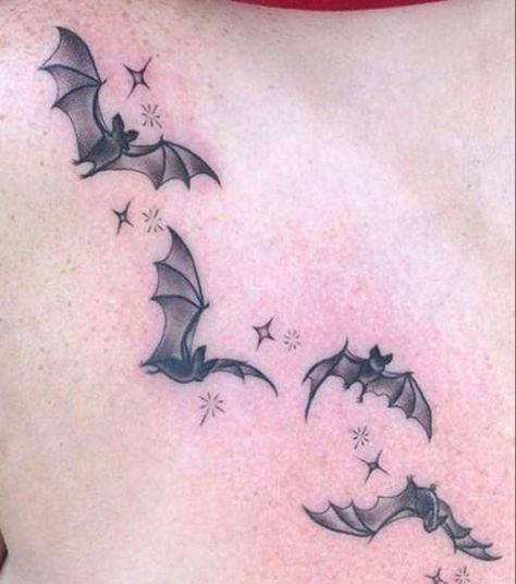 Dark Cute Tattoos, Control Tattoo, Bats Tattoo Design, Flying Tattoo, Tattoo Dotwork, Goth Tattoo, Bone Tattoos, Bat Tattoo, Spooky Tattoos