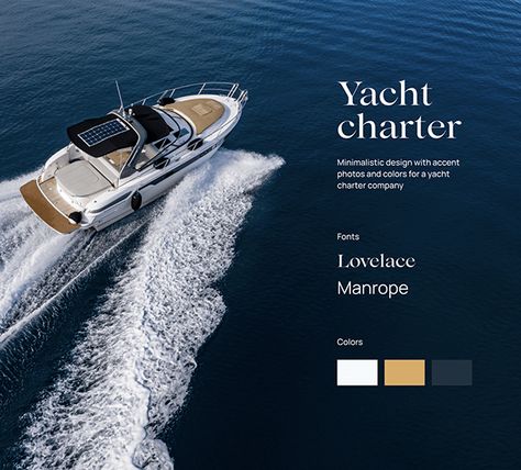 Boat Advertising Design, Company Fonts, Travel Website Design, Yatch Boat, Hotel Ads, Dream Boat, Cruise Europe, Travel Ads, Yacht Rental