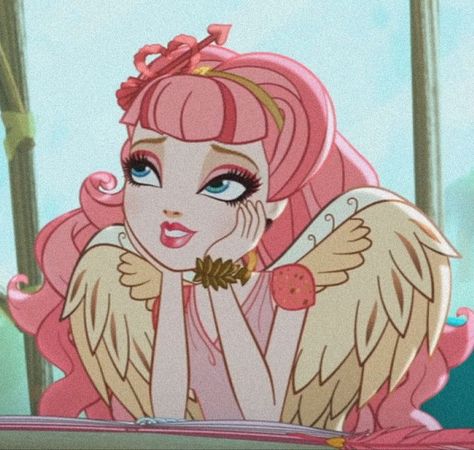 Cupid Icon, Ever After High, Ever After, Pink Hair, A Girl, Angel, Hair, Pink