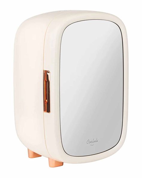 Cooluli Beauty 12 Liter Mini Skincare Fridge Mini Skincare Fridge, Retro Mini Fridge, Esthetician Supplies, Mini Skincare, Skincare Fridge, Jade Rollers, Bathroom Makeup, Free Skincare, Vanity Accessories