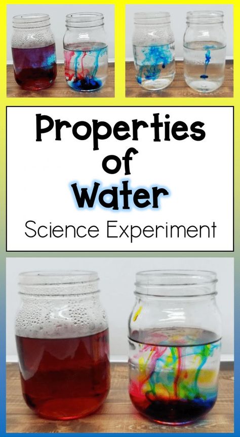 Hot and cold water look exactly the same, but they don't behave the same. Show kids a few of the properties of water with this experiment. Simple Science Experiments For Kids, Water Experiments For Kids, Simple Science Experiments, Stem Activities Kindergarten, Water Science Experiments, Rainbow Experiment, Properties Of Water, Water Experiments, Math Activities For Kids