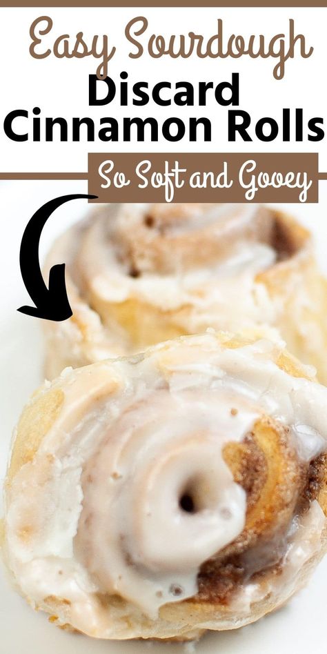 Discard Cinnamon Rolls, Sourdough Discard Cinnamon Rolls, Dough Starter Recipe, Recipe Using Sourdough Starter, Sourdough Cinnamon Rolls, Sourdough Bread Starter, Dough Starter, Sourdough Starter Discard Recipe, Easy Sourdough