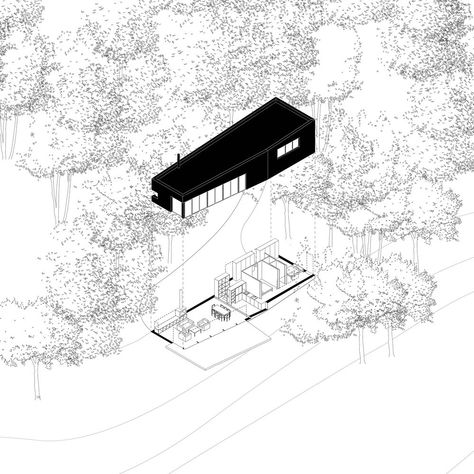 Koshino House, Axonometric Drawing, Architecture Board, Architecture Collage, Concept Diagram, Architecture Graphics, Diagram Design, Plan Drawing, Timber House