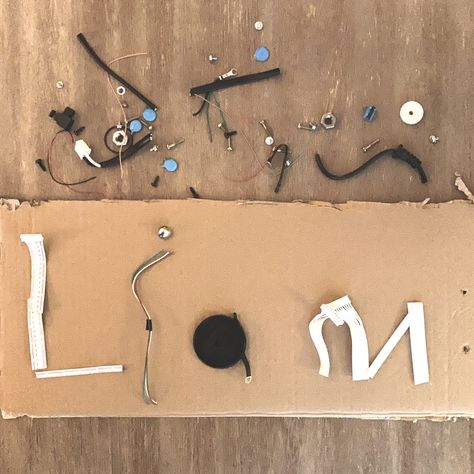 Reggio inspired preschool activity for name/letter recognition. Reggio Inspired Preschool, Name Building, Name Activities Preschool, Loose Parts Play, Preschool Names, Name Practice, Reggio Classroom, Name Crafts, Name Activities