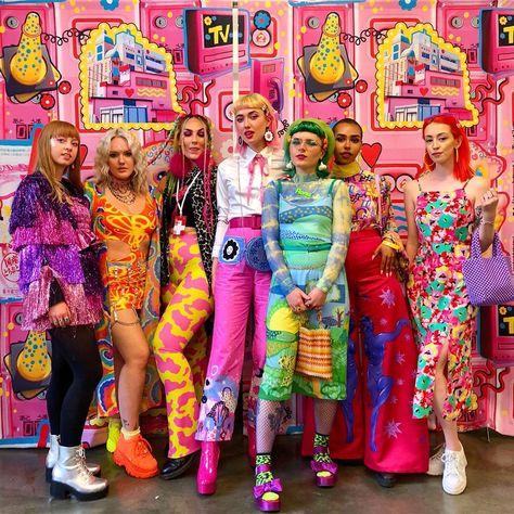 Indie Aesthetic Fashion, Colorful Wardrobe, Barbie Wardrobe, Rainbow Outfit, Dopamine Dressing, Quirky Fashion, Film Inspiration, Indie Aesthetic, Live Colorfully