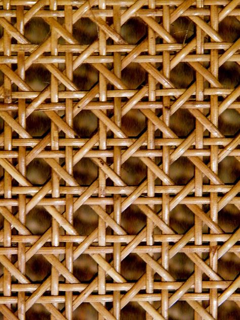 rattan Cane Furniture, Bamboo Weaving, Material Textures, Rattan Furniture, Weaving Patterns, Wood Texture, Weaving Techniques, Textures Patterns, Basket Weaving