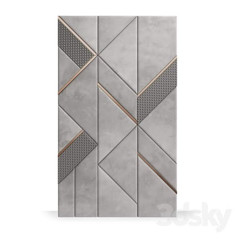 STORE 54 Siesta wall panels - 3D panel - 3D model Wall Cladding Designs, Leather Wall Panels, Bed Back Design, Modern Wall Paneling, 3d Panel, Bed Headboard Design, Cladding Design, Wall Panels Bedroom, Wall Panel Design