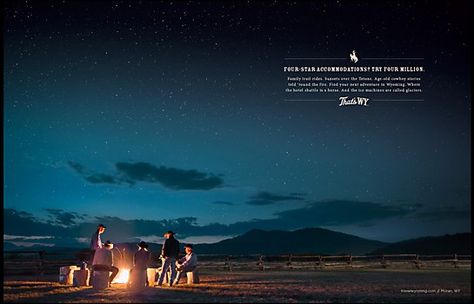 Travel Wyoming ads Tourism Ads, Travel Wyoming, Luxury Advertising, Destination Marketing, Wyoming Travel, Travel Advertising, Ad Of The World, Travel Ads, Creative Advertising Campaign