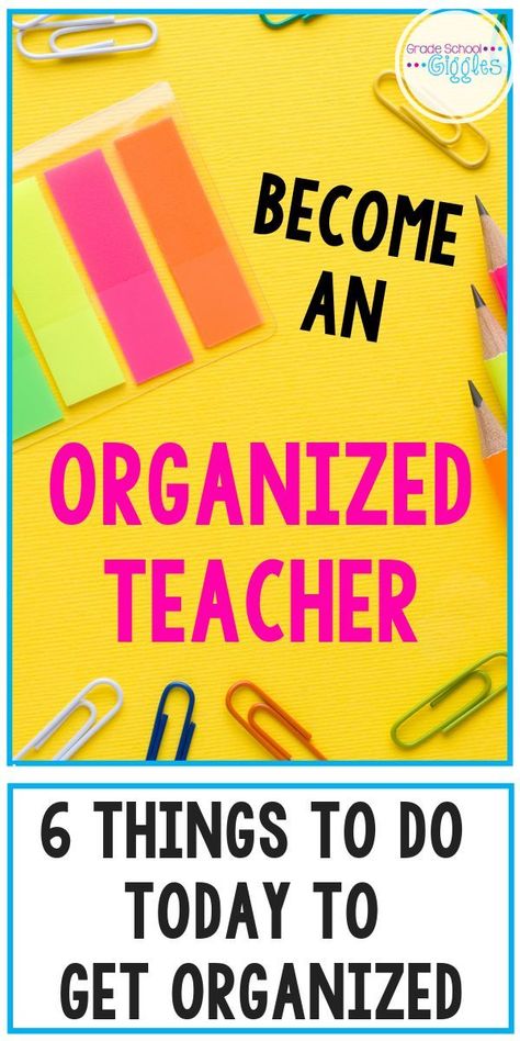 If you want to be an organized teacher, this blog post is a must-read. Learn 6 tips and tricks about how to be an organized teacher. Grab some awesome free printables to help you organize your classroom, including copy notes, substitute binders, and a back to school classroom prep checklist. Get good ideas for organizing important spaces in your classroom like your desk, files, and the different learning areas for your kids. #BacktoSchool #TeacherOrganization #OrganizedTeacher Teacher Organization Tips, Organizing A Classroom, Teacher File Organization, Teacher Organization Ideas, Teacher Productivity, Teacher Organisation, Teacher Desk Organization, School Procedures, Prep Checklist