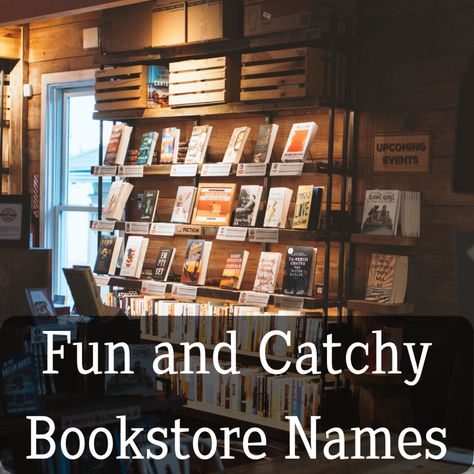 Bookstore Names, Cafe Names Ideas, Coffee Shop Names, Store Names Ideas, Bookshop Café, Bookstore Design, Library Cafe, Indie Bookstore, Bookstore Cafe