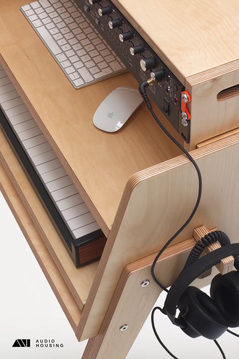 Music Workstation Desk, Diy Music Studio Desk, Home Studio Desk Music, Home Studio Setup Music, Studio Desk Music, Music Production Desk, Desk Extension, Music Studio Desk, Music Workstation