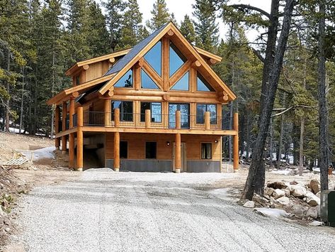 Cabin With Beams, Post And Beam Cabin, Log Cabin Mansions, Post And Beam Homes, Post And Beam House, Cabin Mansion, Post And Beam Home, Wooden Cabins, Getaway Cabins