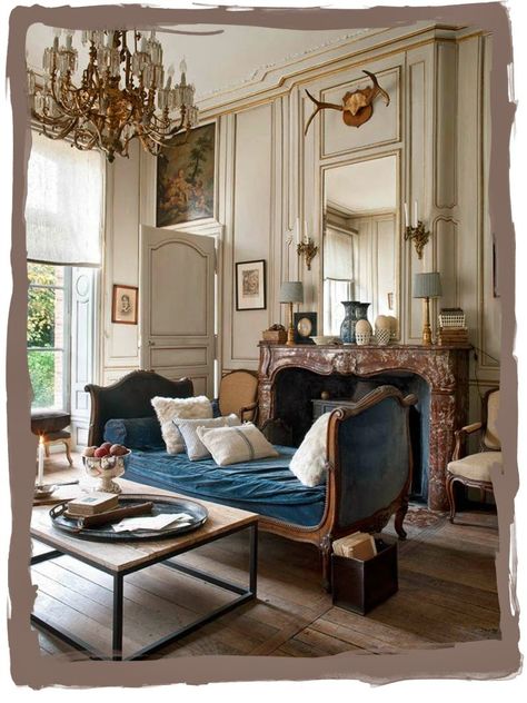 have some decorum: Parisian Apartment. Part Huit. L'appartement: La Cheminée. Parisian Chic Interior Design, Parisian Chic Interior, Parisian Apartment Decor, French Country Decorating Living Room, Parisian Decor, French Country Living, Chic Interior Design, French Country Living Room, Decor Ikea