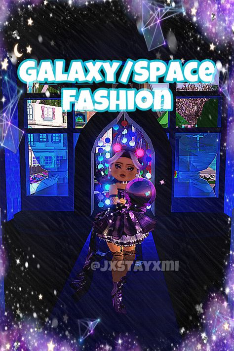 Royale High Space Outfit, Galaxy Space Fashion Royale High, Space Fashion Royale High, Island Fits, Sunset Ideas, Outfit Themes, Royals High, Royal High Outfits Ideas Cheap, Galaxy Outfit