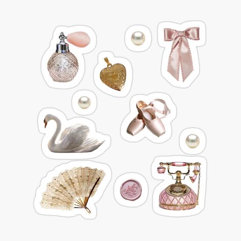 Pink Stickers Aesthetic Printable, Pink Printable Stickers, Soft Stickers, Pink Aesthetic Collage, Soft Sticker, Soft Pink Aesthetic, Pretty Stickers, Pink Scrapbook, Pink Stickers