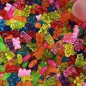 Sensory Images, Bear Gif, Nostalgia Core, Random Gif, Kid Core, Rainbow Dash, Gummy Bears, Cool Gifs, Eye Candy