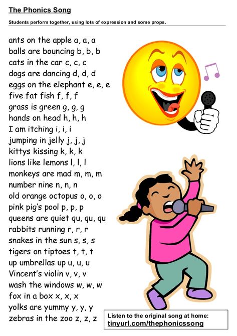 toms-tefl-childrens-songs by Hong Kong Primary School via Slideshare Rhyming Poems For Kids, Preschool Poems, English Poems For Kids, Preschool Charts, English Rhymes, Rhyming Poems, Kindergarten Songs, Classroom Songs, Phonics Song