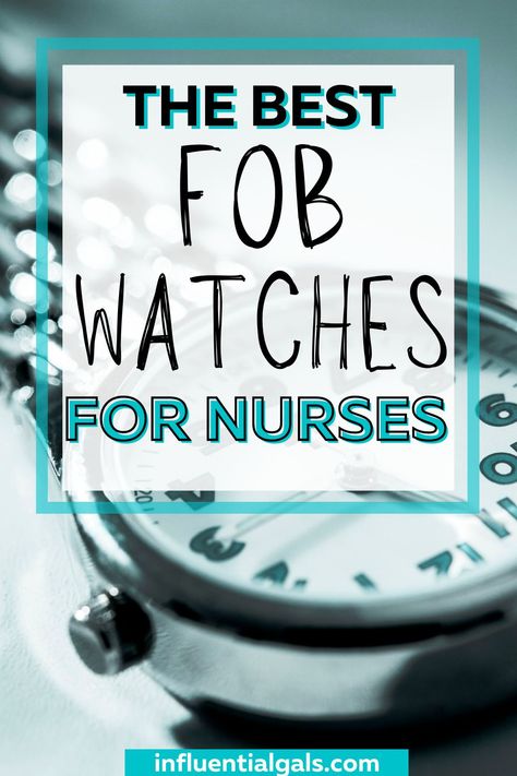 A fob watch is an important part of a Nurse’s uniform since Nurses regularly use timers when measuring a patient’s pulse or counting their respiratory rate. If you are searching for a gift for a Nurse, a fob watch would be an ideal choice. watches for nurses, nurse watch Nursing Watch, Respiratory Rate, Nurse Watch, Wear Watch, Nurse Graduation Gift, Fob Watch, Elastic Rope, How To Make Rope, Nurse Uniform