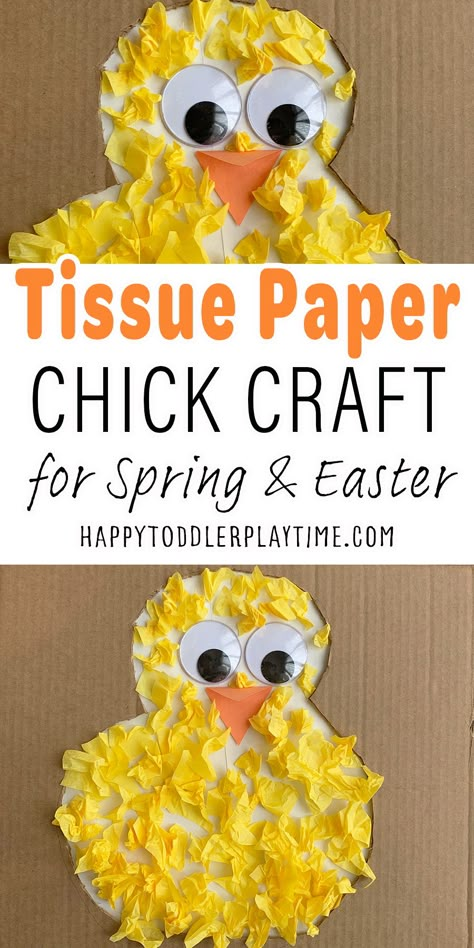 Chick Craft, Easter Craft Activities, Easter Crafts Preschool, Easter Crafts For Toddlers, April Crafts, Easter Arts And Crafts, Crafts For Toddlers, Fun Easter Crafts, Easter Preschool