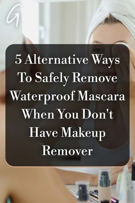 Waterproof mascara is one of makeup's greatest inventions. When we need that staying power for wet days or events where we know we'll shed some tears, the smudge-free option is always handy. #makeup #removal #waterproof #mascara How To Remove Waterproof Mascara, Removing Waterproof Mascara, Best Waterproof Makeup, Remove Mascara, Best Eye Makeup Remover, Homemade Makeup Remover, Waterproof Mascara Remover, Mascara Remover, Waterproof Makeup Remover