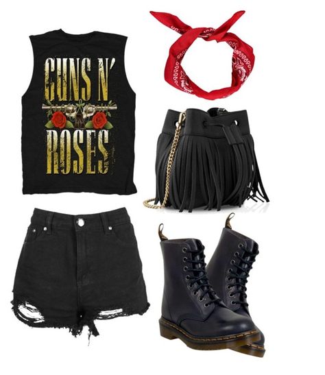 She's a Little Rock and Roll by demimichon on Polyvore featuring Dr. Martens, Whistles, rocker and rocknroll Rick And Roll Outfits, Rock Themed Birthday Party Outfit, Rock N Roll Accessories, Rock N Roll Clothes, Rock And Roll Theme Party Outfit Women, Rock N Roll Costume Women, Rock N Roll Party Outfit, Rock And Roll Outfits Party, Rock And Roll Theme Party Outfit