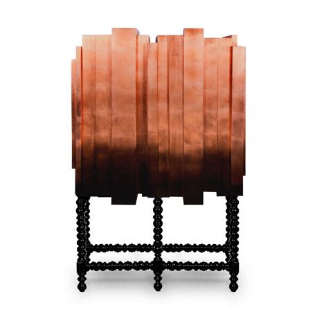 The luxurious D. Manuel cabinet draws inspiration from one of Portugal's most influential King's and epochs. Architectural Ornamentation, Handmade Cabinets, Unique Cabinets, Contemporary Cabinets, Design Apartment, Exclusive Furniture, Mobile Bar, Paris Design, Modern Cabinets