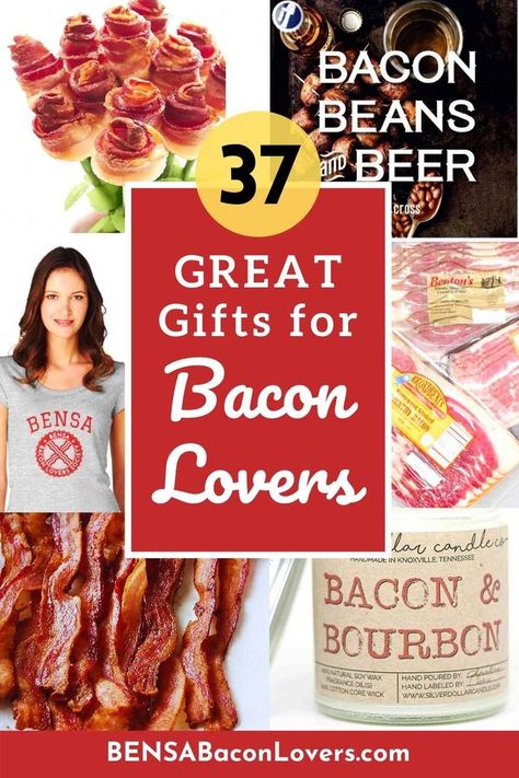 Bacon roses, bacon cookbook, gourmet bacon, bacon scented candle and bacon t-shirt in a roundup of 37 great gifts for bacon lovers. Burger Recipes, Gourmet Bacon, Gourmet Burgers Recipes, Bacon Roses, Bacon Gifts, Bacon Lover, Best Bacon, Gourmet Burgers, Fragrance Wax