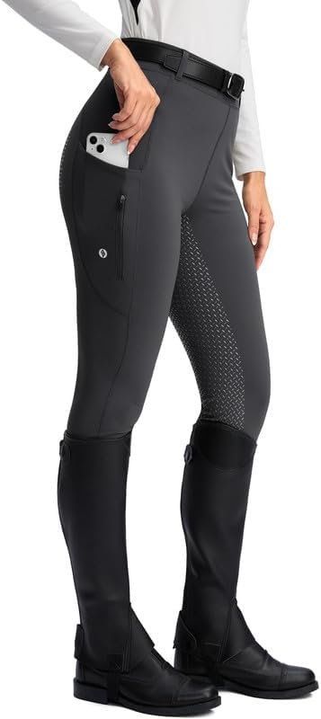 SANTINY Women's Horse Riding Pants Zipper Pockets Silicone Full-Seat Breeches Equestrian Schooling Tights for Women Check more at https://test4your.com/index.php/2023/11/11/santiny-womens-horse-riding-pants-zipper-pockets-silicone-full-seat-breeches-equestrian-schooling-tights-for-women/ Horse Riding Pants Women, Riding Pants Outfit, Riding Pants Equestrian, Equestrian Breeches, Breeches Equestrian, Horse Riding Pants, Tights For Women, Riding Clothes, Equestrian Fashion