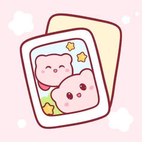 Cute Gallery Icon, Cute App Logos, Kirby Aesthetic Icon, Gallery Icon Aesthetic, Kawaii Icons For Apps, Cute Iphone Icons, Kirby Cute, Photo App Icon, Kirby Widget Icon