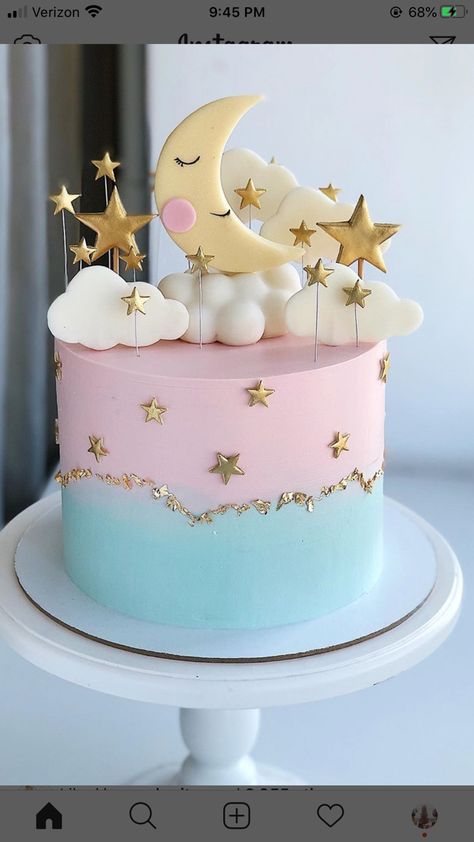 Baby Shower Gender Reveal Cake, Baby Reveal Cakes, Baby Shower Cake Designs, Gender Reveal Baby Shower Themes, Baby Gender Reveal Party Decorations, Pastel Baby Shower, Idee Babyshower, Baby Gender Reveal Party