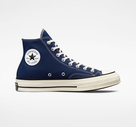 Converse Bleu, Chuck 70 Vintage Canvas, Converse Collection, Navy Converse, Cute Converse, Dr Shoes, Blue Converse, Converse Chuck 70, Chuck 70