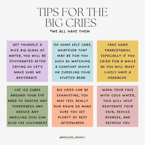 As much as you may not want to believe it, crying is very important! When I was younger I always felt so ashamed of how often I would cry, I was called "too sensitive" and told I take things "too personally" I was a crier, and that's okay. I have big feelings and often I don't know what they are or how to express them so I cry. I don't cry so much any more, but when I do I make sure I let it all out. Why is crying important? Crying allows us to develop better emotionally and physiological... Crying Is Not A Sign Of Weakness, Things To Cry To, How To Not Cry, Rebranding Ideas, Mean Things To Say, Random Qoutes, Emotional Outbursts, Happy Crying, Ocean Bedroom