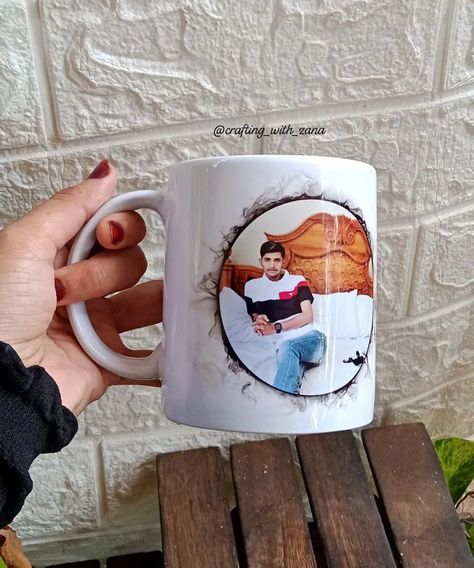 Customised Photo Mug❤️ DM for order @crafting_with_zana #customization#customisedphotomug#photomugs#photomugcup#weddinggiftideas#dmfororders📥 Photo Mug, Photo Mugs, Mug, Quick Saves