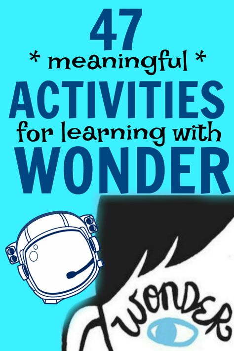 Movie Activities, Teaching Wonder, Wonder Novel, Wonder Activities, Wonder Movie, Book Club Activities, Kindness Lessons, Novel Activities, Classroom Assessment