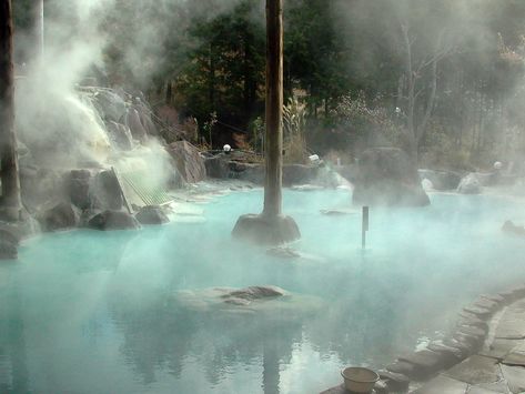 Japanese Onsen Outdoor, Hot Spring Reference, Naruto Hot Springs, Indoor Hot Spring, Japanese Hot Springs Anime, Hot Spring Japan, Japanese Onsen Aesthetic, Hot Spring Aesthetic, Hot Springs Aesthetic