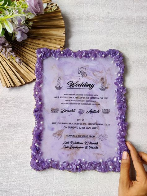 Resin art , wedding invites , resin frames Resin Kankotri, Resin Art Wedding Card, Indian Resin Art, Resin Hamper Ideas, Resin Wedding Card, Resin Invitation Card, Couple Resin Art, Resin Art Photo Frame Ideas, Resin Art Photo Frame For Couple