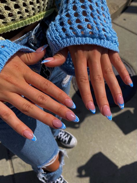 Mediterranean Nails, Europe Nails, Cruise Nails, Blue And White Nails, Spring Break Nails, Dream Ideas, Country Nails, Broken Nails, Summery Nails