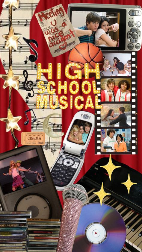 hsm!!😋#moodboard#hsm#aesthetic#love High School Musical Mood Board, High School Musical Aesthetic Poster, High School Musical 3 Wallpaper, Highschool Musical Poster, High School Musical Background, Hsm Poster, Highschool Musical Wallpaper, High School Musical Wallpaper Iphone, High School Musical Aesthetic Wallpaper