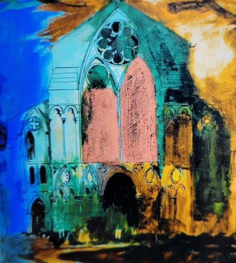 John Piper John Piper Artist, Artist Research Page, Installation Ideas, John Piper, Architecture Art Design, New Media Art, Architecture Painting, Abstract Expressionism Painting, Collage Art Mixed Media