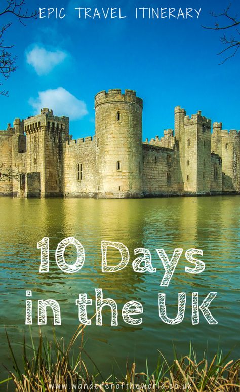 UK Trip Itinerary: Travel Around the UK in 10 Days | Wanderers of the World We’ve both lived in the UK for pretty much our whole lives and there’s a very good reason why we’ve stayed all these years. It’s because it’s such a beautiful country! Uk Travel Itinerary, Uk Castles, Uk Trip, Sweden Travel, Uk Destinations, England And Scotland, Trip Itinerary, Incredible Places, Ireland Travel