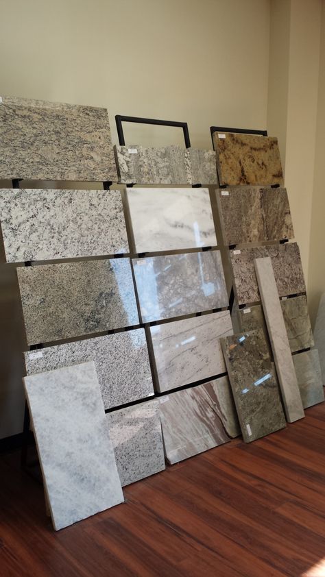 Granite Display Showroom, Wall Design Stairs, Granite Showroom, Stairs Tiles Design, Granite Stairs, Floor Pattern Design, Marble Floor Pattern, Garden Exterior, Design Stairs