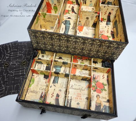 Chipboard Projects, Cartonnage Boxes, Paper Architecture, Step Cards, Altered Boxes, Creative Painting, Graphic 45, Diy Box, Instructional Video