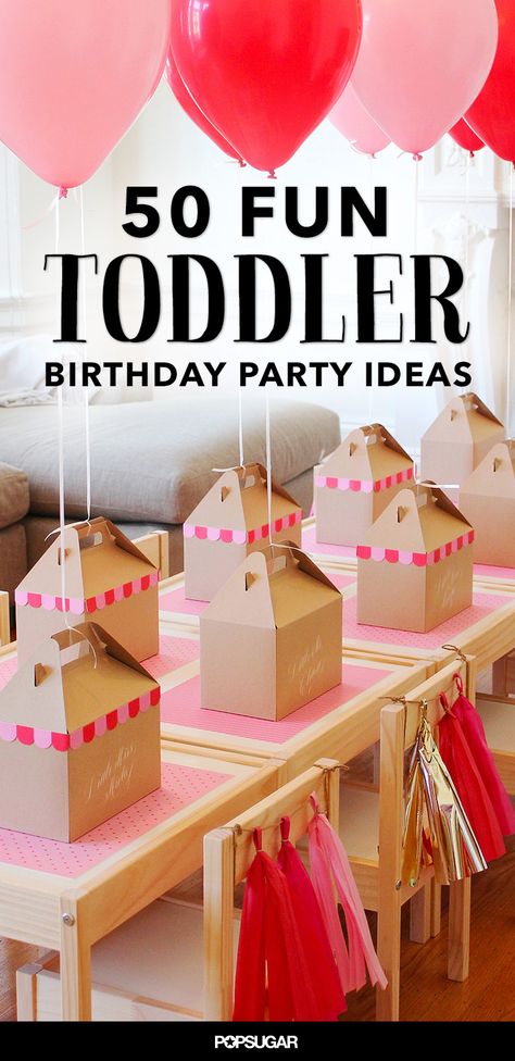 50 Birthday Party Ideas For Your Toddler Toddler Birthday Party Ideas, Toddler Birthday Party, Toddler Parties, Toddler Birthday, 3rd Birthday Parties, 2nd Birthday Parties, Birthday Fun, Birthday Party Ideas, 1st Birthday Parties