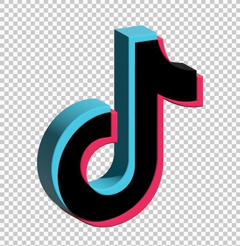 Free PSD 3d realistic tiktok icon | Free Psd #Freepik #freepsd #tiktok-3d #youtube-3d #instagram-3d #instagram-likes