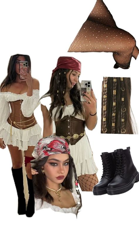 duo halloween ideas 🎃 Flowers Halloween Costume, Jack Sparrow Halloween Costume, Jack Sparrow Halloween, Costume Halloween Duo, Characters For Halloween, Halloween Inspired Outfits, Jack Sparrow Costume, Carnaval Outfit, Halloween Duos