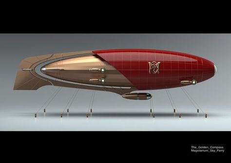 Airship Art, Dieselpunk Vehicles, Steampunk Vehicle, Golden Compass, Steampunk Airship, The Golden Compass, Flying Boat, Spaceship Design, Concept Ships