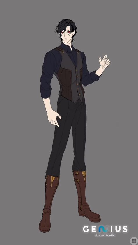 Fantasy Servant Outfit Male, Fantasy Party Outfit Male, Fantasy World Outfit Male, Simple Fantasy Outfit Male, Male Outfit Design Drawing, Fantasy Outfits Male Casual, Fantasy Scholar Outfit Male, Fantasy Male Fashion, Fantasy Clothing Male Drawing