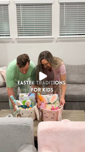 Kristin Miller | Mom of 2 on Instagram: "Easter traditions for our toddlers🐰I hope one day my kids have the best childhood memories like i did🥹Comment “links” to get these items sent directly to your DMs! Follow along for more ideas🩷 • • #easter #easterdecor #easterideas #eastercrafts #easterbunny #easterbasket #eastereggs #toddlermom #familytraditions #kidseasterbaskets #giftideas #kidsgiftideas" Easter Morning Traditions, Easter Bunny Traditions, Easter Traditions For Kids, April Photo Challenge, Baby Easter Basket, Holiday Traditions Family, Mom Of 2, Easter Morning, Easter Traditions